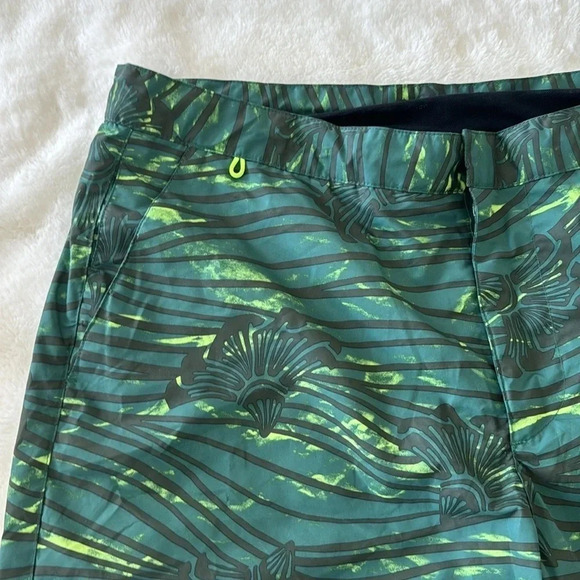 Scotch & Soda Men's Standard Medium Length Swimshort in green Print NWT XL - Picture 3 of 9